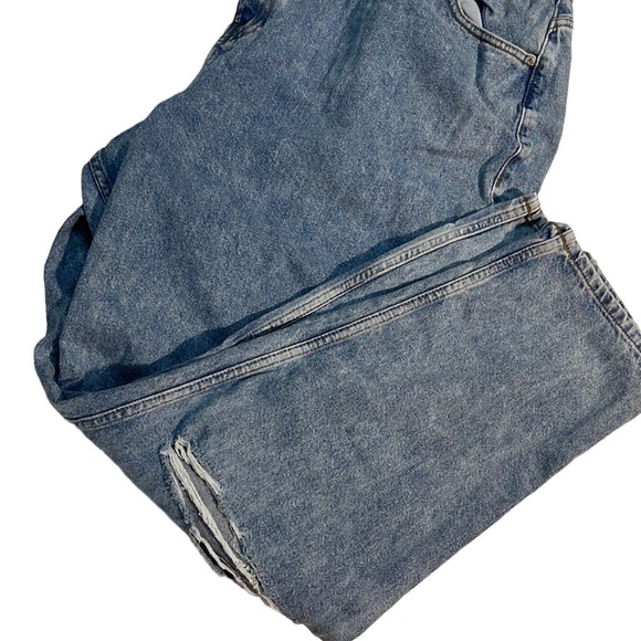 ASOS Curve Distressed Straight Leg Jeans (Size 18) - Picture 2 of 5